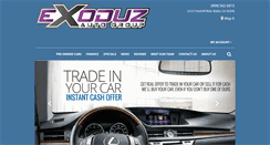 Desktop Screenshot of exoduzautogroup.com
